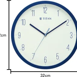 titan Analog 32 cm X 32 cm Wall Clock image 5