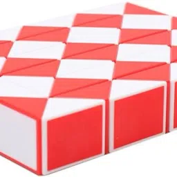 salpitoys QiYI Magic Snake Cube Twisty Puzzle Toy, 24 Blocks, 3D Cube Puzzle Box image 2