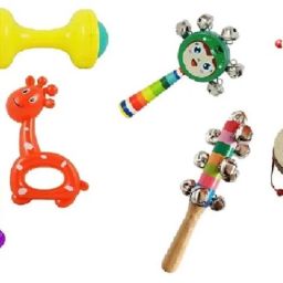 Wooden Rattles with Plastic non toxic rattles combo Rattle-image-42