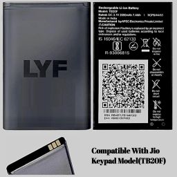 AEV Mobile Battery For LYF All Jio Keypad Mobile 2000mAh-12