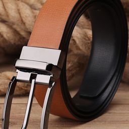 Kastner Men Black & Tan Reversible Belt-image-65