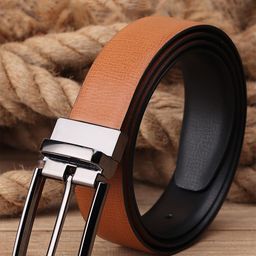 Kastner Men Black & Tan Reversible Formal Belt-image-86