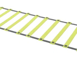 Adjustable Grey Yellow Agility Ladder 8M Strap 16 Rungs Set Speed Ladder-image-31