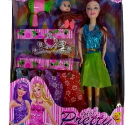 X0323Doll with Movable Joints Doll for Kids, and Shoes with Accessories-27