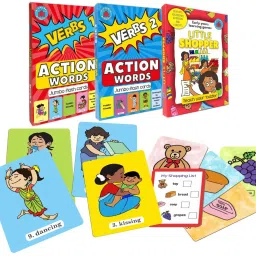 60 actions words, and 1 early years learning game to teach everyday objects-15