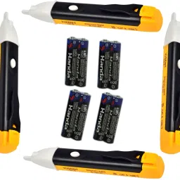 Heavy duty Voltage Tester (2) Battery And Wire Tape.to check all Cables Cords & Wires Analog Multi meter (Black 4000 Counts)New Arrival With Buzzer + Led Flash Light Volt Alert 1AC-D 90-1000 VAC Voltage Tester Voltage Meter Non Contact Electric Voltage Power Detector Electrical Testing Pen Tester Multi meter Induction Test Pencil Analog Voltage Tester Digital Voltage Tester(Pack of 4) Analog Voltage Tester-17