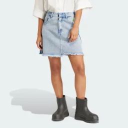kseniaschnaider frayed denim skirt women originals women originals-17