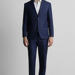 peter england Men Suit Solid Suit-picture-5