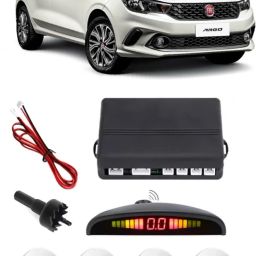 GS105 Silver Car Reverse Parking Sensor with LED Display 4 Sensor G105 Parking Sensor-image-44