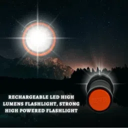 wifton 035 (ZOOMABLE METAL)5 Modes Flashlight, Super Bright Cree T6 LED Light TorchE Torch image 3