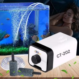 CT-202 Aquarium Oxygen Air Pump with 3 Meter Air Tube and 2 Air Stone Air Aquarium Pump-12