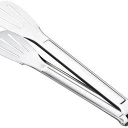 Cooking Flat Tong Clip Stainless Steel Kitchen Tongs Food Tongs Buffet BBQ Tongs Cooking Flat Tong Clip Stainless Steel Kitchen Tongs Food Tongs Buffet BBQ Tongs 23 cm Cake, Sandwich, Salad Tongs-8