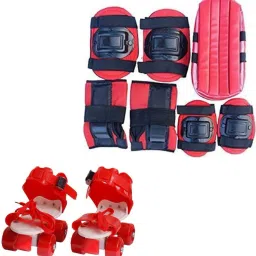 KIDS Skating & Cycling Protective Tanning Set with Shoe Skate combo Skating Guard Combo-11