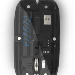 JAXTER Pureview Transparent Wireless and Bluetooth Rechargeable Mouse Wireless Ambidextrous OpticalGaming Mousewith Bluetooth-17