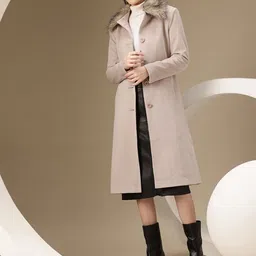 chemistry Polyester Coat For Women-picture-4