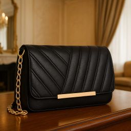 Black Women Hand-held Bag Korean women hand bag-image-34
