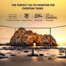 Acer 60.45 cm (23.8 inch) Full HD LED Backlit IPS Panel with 6 axis Color Adjustment, 2X2W Inbuilt Speakers, Display Widget, VisionCare, ENERGY STAR Certified, Robust Stand Monitor (KA242Y E0) image 3