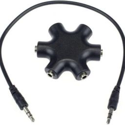 play run Black Specialy Design 6 Port RockStar Audio Aux Earphone 3.5 MM Jack For All Phones Headset Rockstar Splitter Phone Converter-image-40