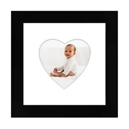 Art Street Black & White 2 Pieces Heart Shaped Table Photo Frames image 2