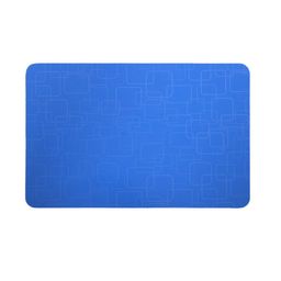 Kuber Industries Set Of 6 Blue Solid Table Placemats image 3