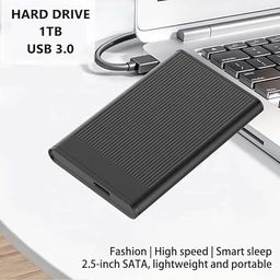 generic 3.0 - Portable External Hard Disk - External Storage Drive - USB 3.0 for PC Laptop Windows and Mac, External HDD - Black (1, TB) image 3