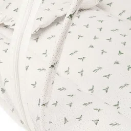 MiArcus Infant White Printed Foldable Crib Mosquito Net image 3