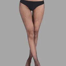 COLOR STYLE High-Rise Sheer Fish Net Stocking-picture-0