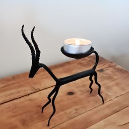 Peepul Tree 2 Pieces Bastar Iron Deer Tealight Holder-image-57