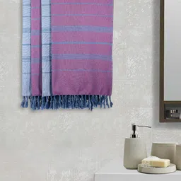 Arrabi Set Of 4 210 GSM Printed Cotton Bath Towel-image-61