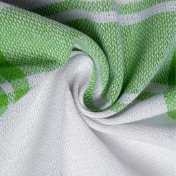 Arrabi Set of 5 Green Stripes Handwoven Cotton Hand Towel image 2