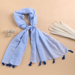 Jewelz Striped Printed Stole-image-38