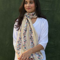 BUTA BUTI Floral Printed Cotton Scarves-22