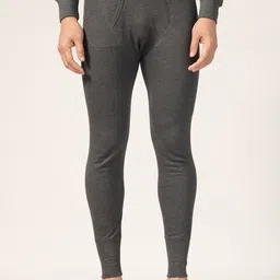 MODERN CREW Men Mid-Rise Slim-Fit Thermal Bottoms-image-7