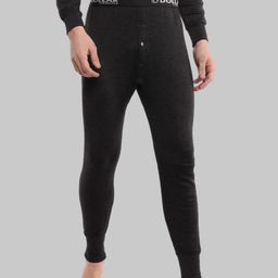 Dollar Men Black Cotton Thermal Bottom-image-35