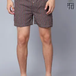 Shiv Naresh Pack Of 3 Assorted Cotton Boxers D:Boxer Combo Cotton-S-image-9