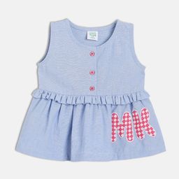 MINI KLUBGirls Pure Cotton Ruffles A-Line Top-image-87