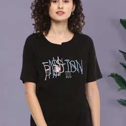 Moda Elementi Print Cotton Top-image-61