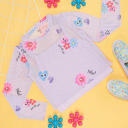 YU by Pantaloons Girls Floral Printed Cotton Top-picture-17