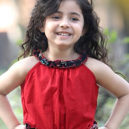 Cutiekins Girls Halter Neck Cotton Top-image-56