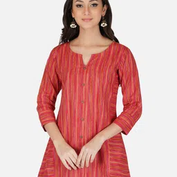 Haute and Humble Striped Cotton A-Line Top-picture-46