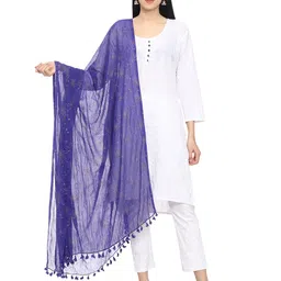 Tulip Eden Ethnic Foil Printed Dupatta-picture-51