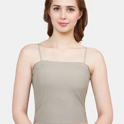 PLUMBURY Lightly Padded Short Slip Camisole-image-68