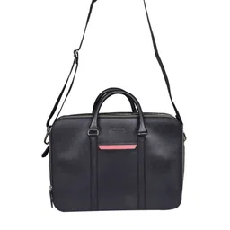 PERKED Headline Unisex Leather Laptop Bag-image-31