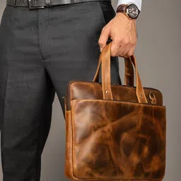 MaheTri Men 15 Inch Leather Laptop Bag-31