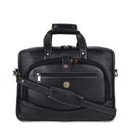 HiLEDER Unisex Pure Leather Designer Briefcase Laptop Bag-6