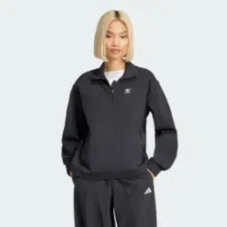 Essentials Ripstop 1/2 Zip Track Top-0
