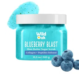 Wild Oak Blueberry Blast Shea Butter Sugar Body Scrub - 300g-51