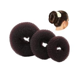 CHRONEX Set Of 3 Different Sizes Hair Donut Bun Maker image 2