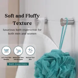 CareDone Set Of 2 Bath Loofah Sponge Scrubber Exfoliator image 2
