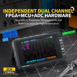 FNIRSI DS215H 2-in-1 Handheld Digital Oscilloscope With Integrated DDS Function Signal Generator FNIRSI DS215H 2-in-1 Handheld Digital Oscilloscope With Integrated DDS Function Signal Generator image 4